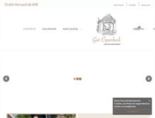 Tablet Screenshot of gut-erpenbeck.de